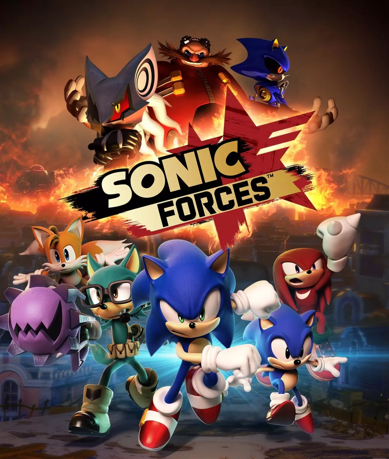 В игре Sonic Forces есть возможность создавать сврего собственного персонажа.