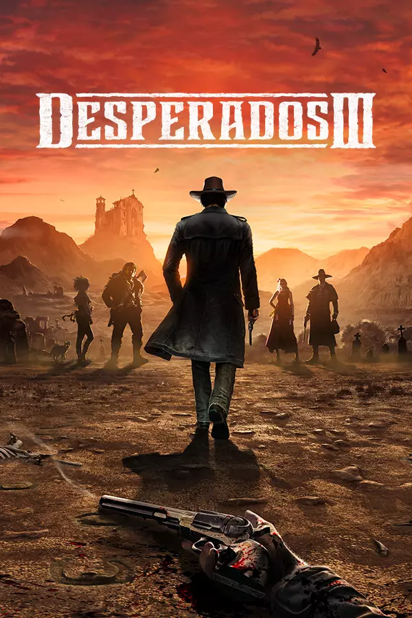 Desperados III - это сюжетная хардкорная тактическая стелс-игра в безжалостном сценарии Дикого Запада.