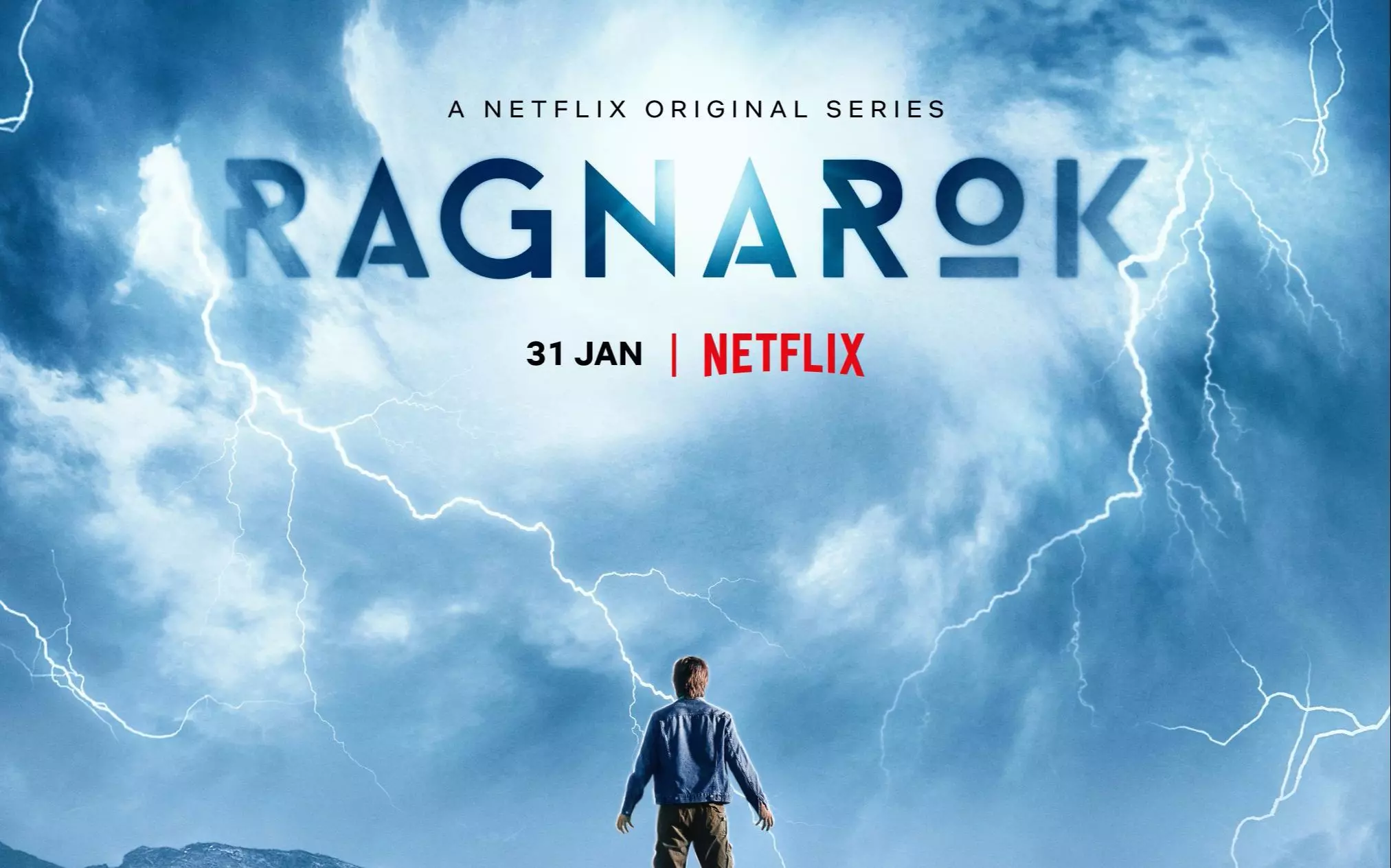 Netflix уведомил своих подписчиков в Твиттере о начале показа нового норвежского сериала "Рагнарек" с 1 февраля.